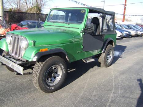 Jeep : CJ black 1986 jeep cj 7 laredo auto original