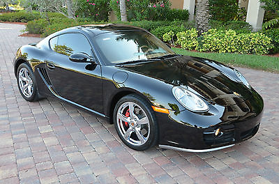 Porsche : Cayman 2dr Coupe S Porsche Cayman 2dr Coupe S Low Miles Rare Tiptronic Gasoline Black w Tan Leather