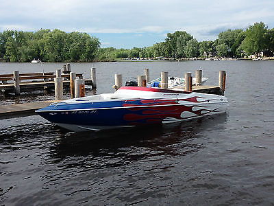 06 Shockwave Tremor 25' High performance mid cabin, baja donzi eliminator scarab