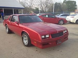 Chevrolet : Monte Carlo ss 1987 chevrolet monte carlo excellent condition loaded