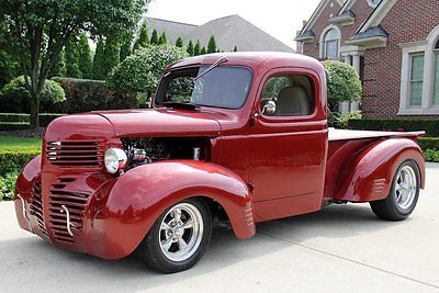 Dodge : Other Pickups RestoMod 1946 dodge pickup resto mod candy red custom