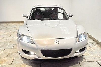 Mazda : RX-8 RX8 RX-8 2004 mazda rx 8 silver red 6 speed low miles warranty