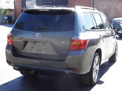 Toyota : Highlander 4WD Sport 2009 toyota highlander 4 wd sport repairable fixable project damaged wrecked save