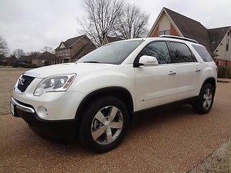 GMC : Acadia SLT ARKANSAS 1-OWNER, NONSMOKER, SLT, WHITE DIAMOND, HEATED SEATS, TOWING PACKAGE!