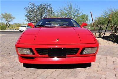 Ferrari : 348 TS 1989 ferrari 348 targa 1 owner 18 k miles 30 k service just completed very nice