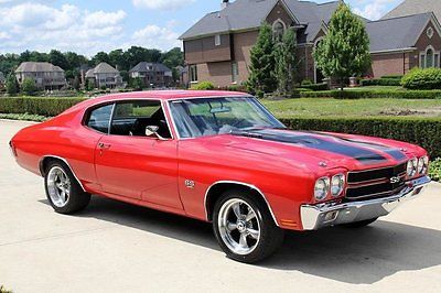 Chevrolet : Chevelle 1970 chevrolet chevelle ss tribute red gorgeous ps pb 396
