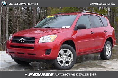 Toyota : RAV4 4WD 4dr 4-cyl 4-Speed Automatic 4 wd 4 dr 4 cyl 4 speed automatic suv automatic gasoline 2.5 l 4 cyl barcelona red