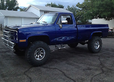 Chevrolet : C/K Pickup 2500 Single Cab Long Bed 1987 chevrolet c k 2500 4 wd custom lifted restored one of a kind