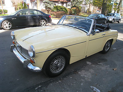 MG : Midget Convertible All Stock REAL FUN CAR TO DRIVE 1968 mg midget convertible all stock and original real nice overall condition