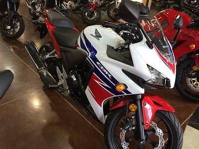 Honda : CBR 2014 honda cbr 500 r red white blue