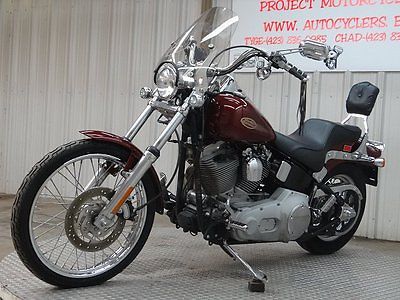 Harley-Davidson : Softail 2002 harley davidson softail fxst salvage very light damage buy now 13494 miles