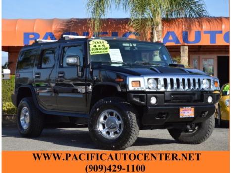 Hummer : H2 SUV 2005 black leather sunroof navigation financing 4 x 4