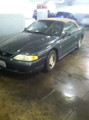 Ford : Mustang Base Convertible 2-Door 1998 ford mustang base convertible 2 door 3.8 l