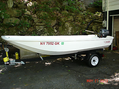 1971 boston whaler 2010 yamaha motor 4hp. 2008 trailer