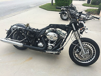 Harley-Davidson : Touring 2013 black harley davidson road glide salvage title