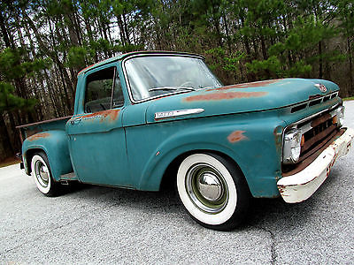 Ford : F-100 Shorbed KILLER PATINA, STRONG V8, BUILT AUTO TRANS... WHAT A COOL TRUCK!