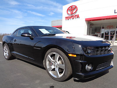 Chevrolet : Camaro 2SS RS Package 6 Speed Manual Black Heated Seats 2013 camaro ss coupe 6 speed manual 6.2 l v 8 rs package 2 ss black camera video