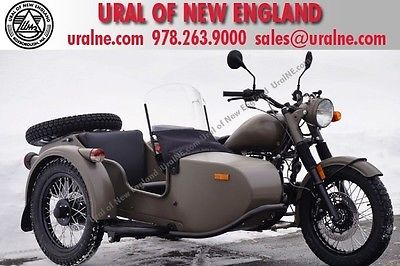 Ural : M70 Olive Drab Custom Motorcycle Reverse Gear Military Style Powder Coated Drivetrain Financing and Trades