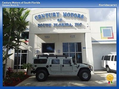 Hummer : H1 SUV WGN H1 1 OWNER FL SALT FREE LOW MILES 4X4 CARFAX 10 SERVICE RECORDS Hummer H1 Suv Low Miles NewTires  Clean 4x4 1 Owner FL