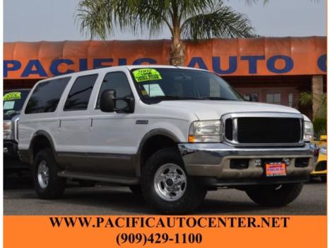Ford : Excursion Limited Sport Utility 4-Door 2002 ford excursion 4 x 4 powerstroke diesel white leather limited