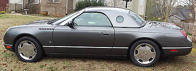 Ford : Thunderbird Base Convertible 2-Door 2003 ford thunderbird 2 dr convertible gray 47 000 miles private party sale