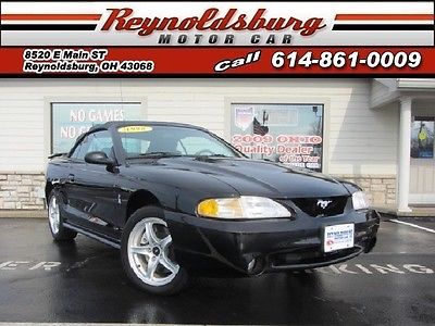 Ford : Mustang SVT Cobra Convertible RARE 1998 FORD MUSTANG COBRA SVT CONVERTIBLE- MATCHING NUMBERS