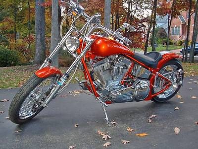 Custom Built Motorcycles : Chopper Custom Chrome Nemesis Softail with 100 Cubic Inch Motor