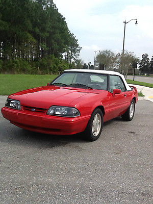 Ford : Mustang lx 1989 ford mustang lx convertible 2 door 5.0 l