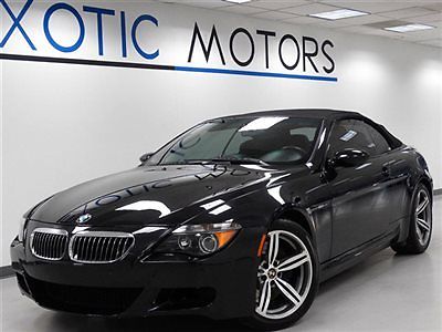 BMW : M6 M6 Convertible 2007 bmw m 6 convertible smg nav heated seats pdc 19 whls blk top 500 hp msrp 112 k