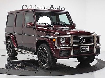 Mercedes-Benz : G-Class G63 AMG 2014 mercedes benz g 63 amg designo mystic red metallic exclusive leather package