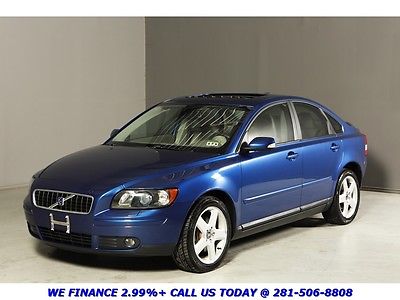 Volvo : S40 T5 AWD CLEAN CARFAX AWD SUNROOF LEATHER HEATED SEATS XENONS PREM SPORT PKG BLUE ALLOYS