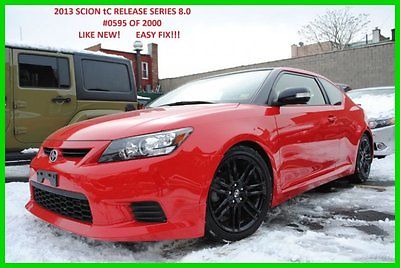 Scion : tC Release Series 8.0 6 Speed 6MT Stick Shift 2.5 Repairable Rebuildable Salvage Wrecked Runs Drives EZ Project Needs Fix Low Mile