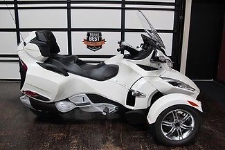 Can-Am : Spyder Limited GPS 2011 used one owner white can am spyder rt limited with gps cool trike