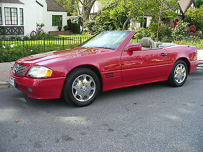 Mercedes-Benz : SL-Class Red Pristine California Rust Free  Mercedes SL500 Convertible  Hard and Soft Tops