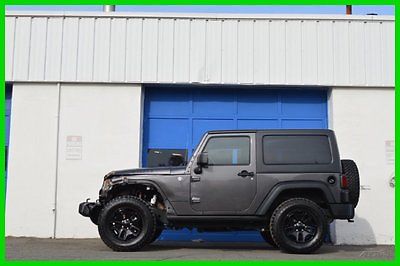 Jeep : Wrangler Willys Sport Freedom Top Hard Top 6 Speed Cruise + Repairable Rebuildable Salvage Lot Drives Great Project Builder Fixer Wrecked