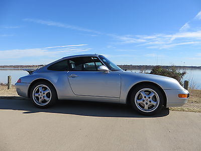 Porsche : 911 Coupe Rare 993 Silver-blue original unmolested 3.6L 6spd. coupe low 44k miles MINT!