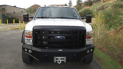 Ford : F-450 Cloth Bench with arm rest and adjustable seat back F450 4x4 Crew Cab Flat Bed Gooseneck Powerstroke Automatic