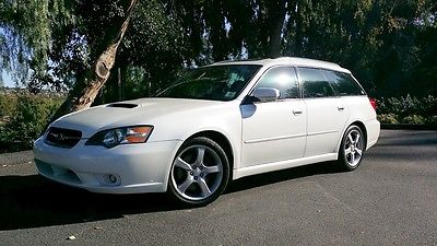 Subaru : Legacy Limited 2005 subaru legacy gt limited wagon turbo 5 dr all wheel drive white black 1 onr