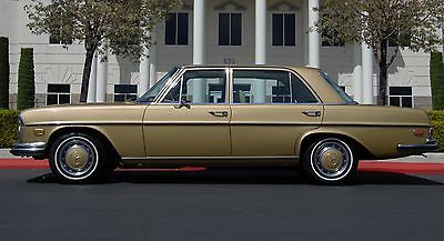 Mercedes-Benz : 200-Series SEL 1972 mercedes 280 sel 4.5 sunroof floor shift blue plate 1 of a kind by collector