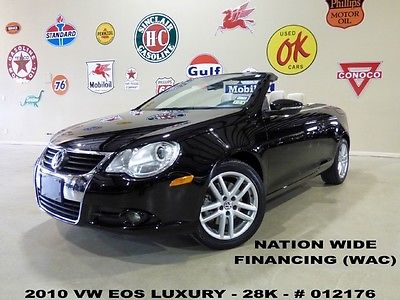 Volkswagen : Eos Lux 10 eos lux fwd 2.0 t auto pwr hard top htd lth 6 disk cd 17 in whls 28 k we finance