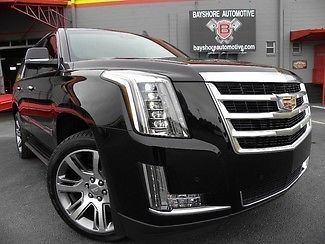 Cadillac : Escalade 360 CAMERA 8 SPEED TRANS NEW LOGO LUXURY 4X4 4 x 4 luxury black black new logos 360 camera 8 speed auto rear ent we finance fla