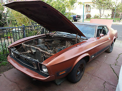 Ford : Mustang mach 1 1973 ford mustang mach 1 high desert california car big project cool classic