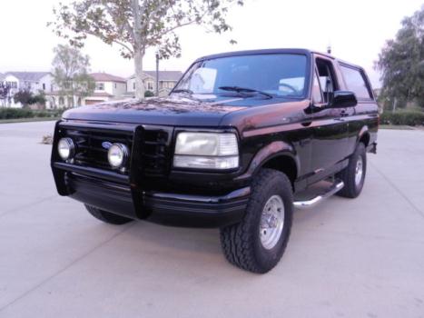 Ford : Bronco XLT SPORT Low Miles~GORGEOUS~100% CA Bronco~SPORT~1993,1996, 1994, 1991, 1990,1995, 1989