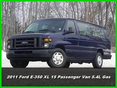 Ford : E-Series Van XL 15 Passenger Van 11 ford e 350 e 350 xl 15 passenger van 5.4 l triton gas flex fuel used super duty