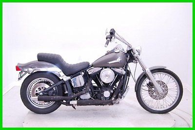 Harley-Davidson : Softail 1990 harley davidson fxstc gray softail custom stock 14206 a
