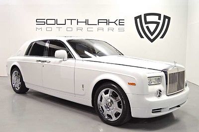 Rolls-Royce : Phantom Base Sedan 4-Door 2009 rolls royce phantom factory warranty until 2016 white on moccasin