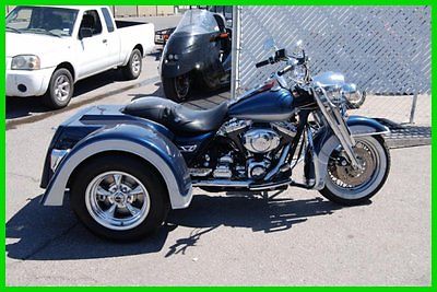 Harley-Davidson : Touring 1999 harley davidson trike flhrc stock 15011 a blue and silver