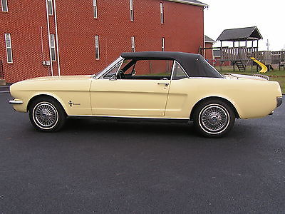 Ford : Mustang CONVERTIBLE W/AIR CONDITIONING LAST DAY OF PRODUCTION 1966 !COLLECTORS DREAM ! EXTREMELY RARE BENCH SEAT !