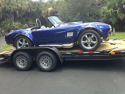 Replica/Kit Makes : Mark IV Cobra Replica,FL titled 2013 Side Pipes Factory Five Mark IV Cobra, 1965 Replica. FL titled 2013 with Tandem Axle Car