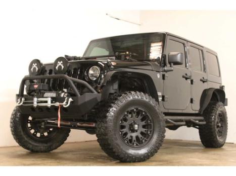Jeep : Wrangler 4WD 4dr Spor 3.5 lift smittybilt bumpers warn winch hid lights xd series wheels hard top